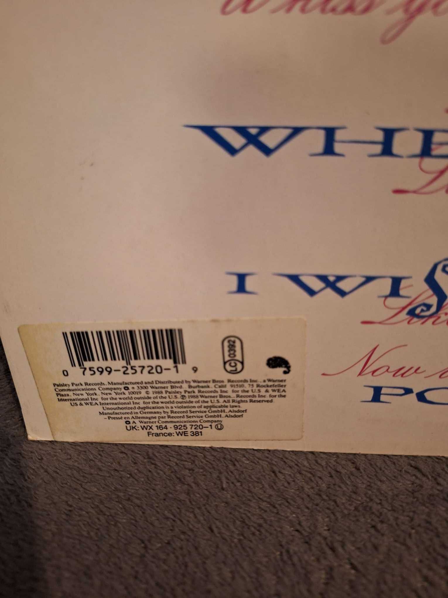 Prince – Lovesexy winyl US 1988 NM