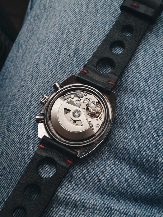 Cronógrafo Caunymatic Ref. 965090 Valjoux 7750