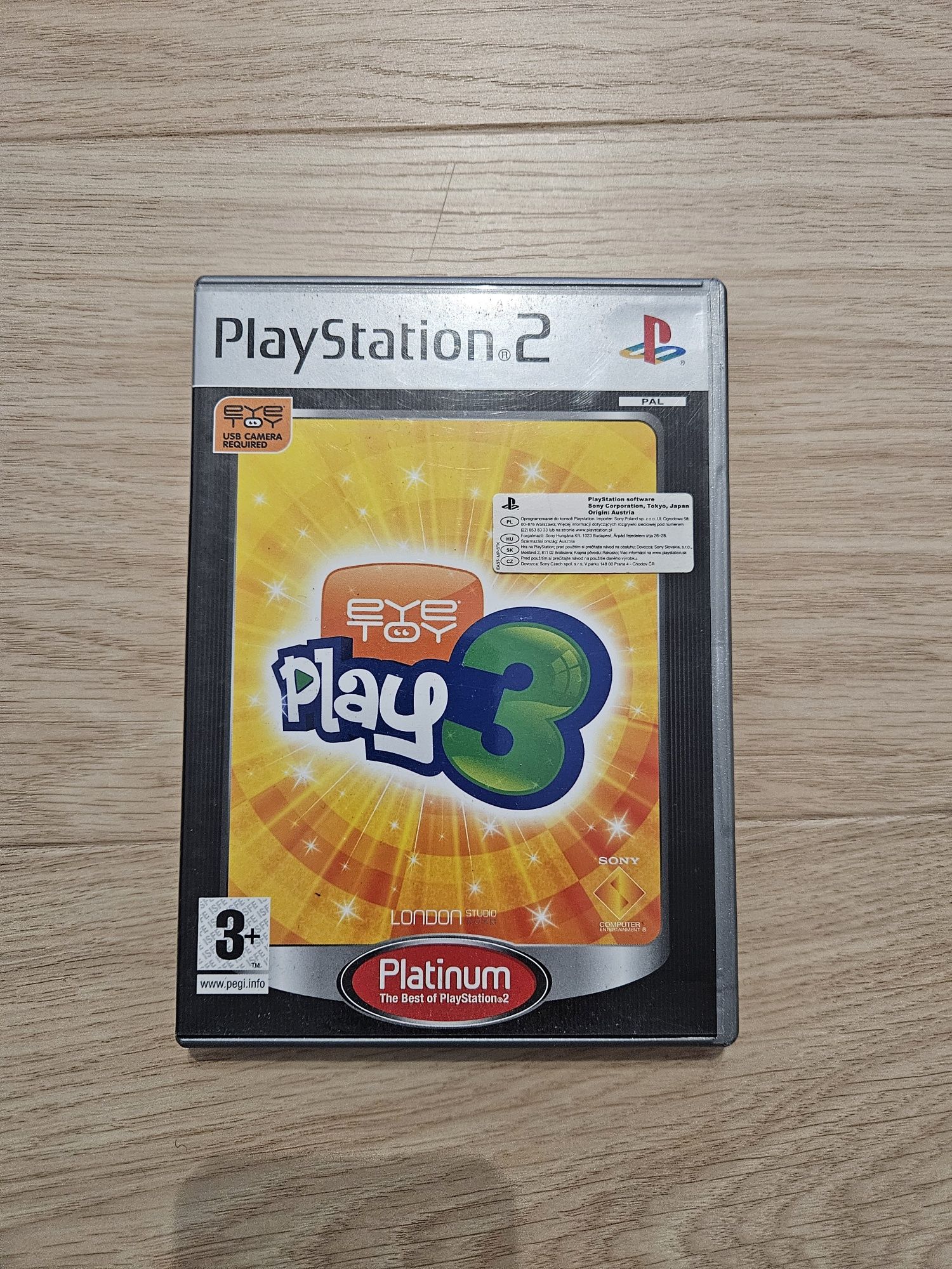 Kamera PS2 PlayStation EyeToy + Gra PlayStation 2 EYETOY Play 3