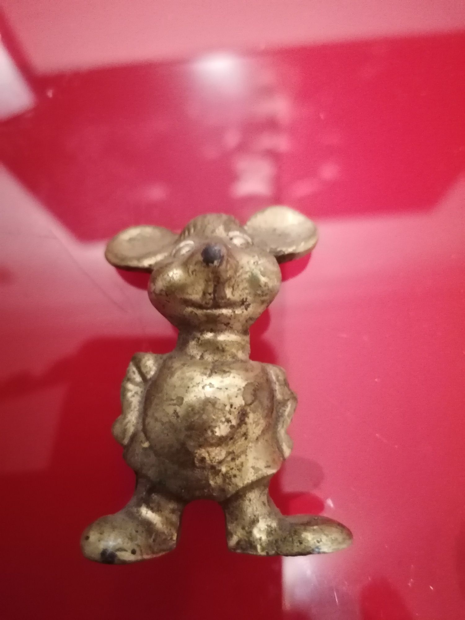 Boneco topo gigio em latao