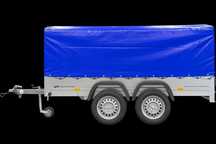 Przyczepka 264x125 UNITRAILER GARDEN 264/2KIPP ze stelażem i pokrowcem