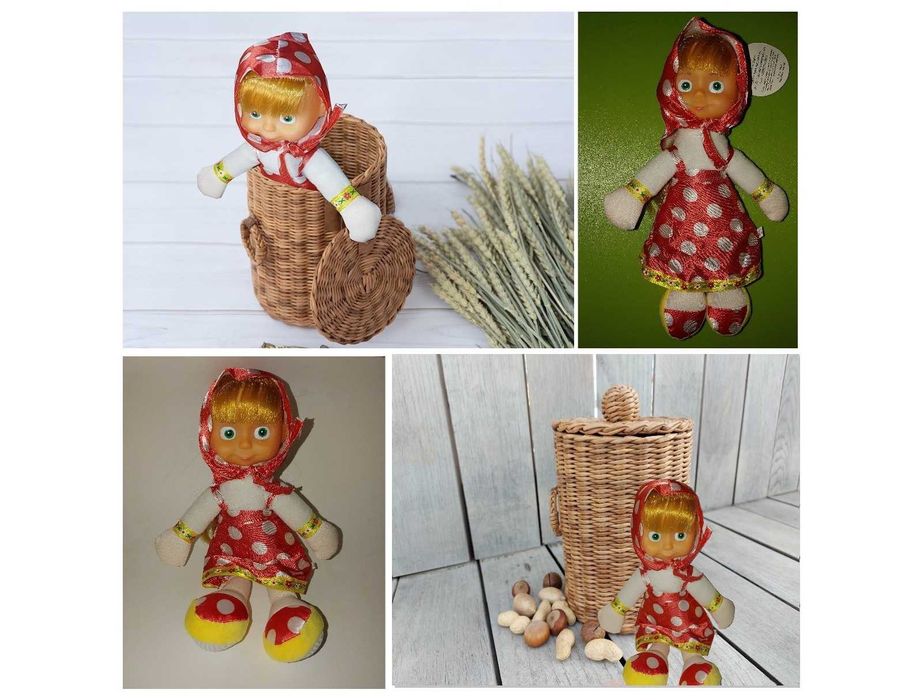 Игрушки Мягконабивная игрушка кукла Маша с мультика Маша и Медведь
