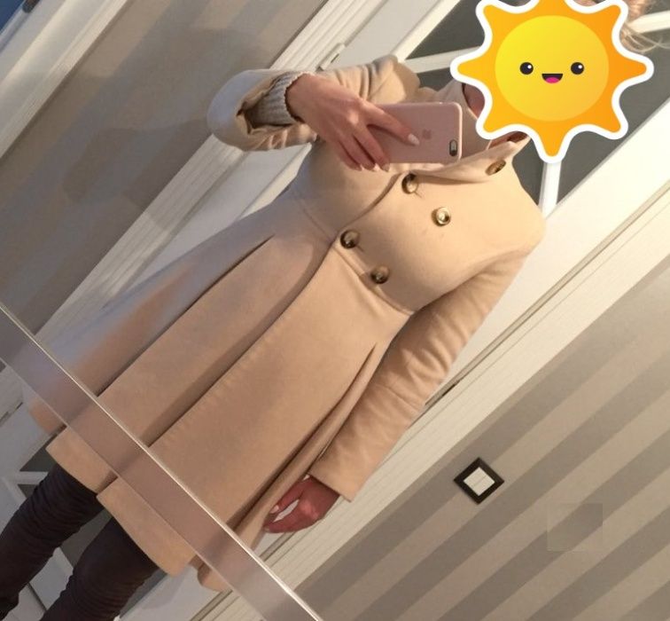 Пальто кашемірове демісезоне 36