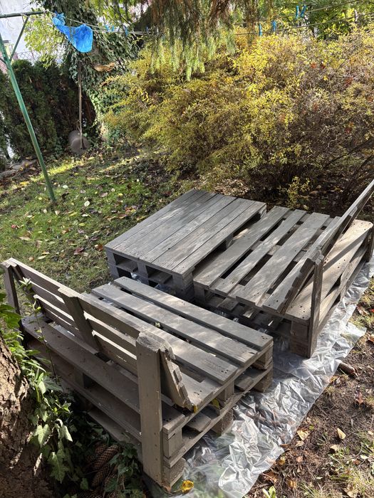 Zestaw mebli z palet