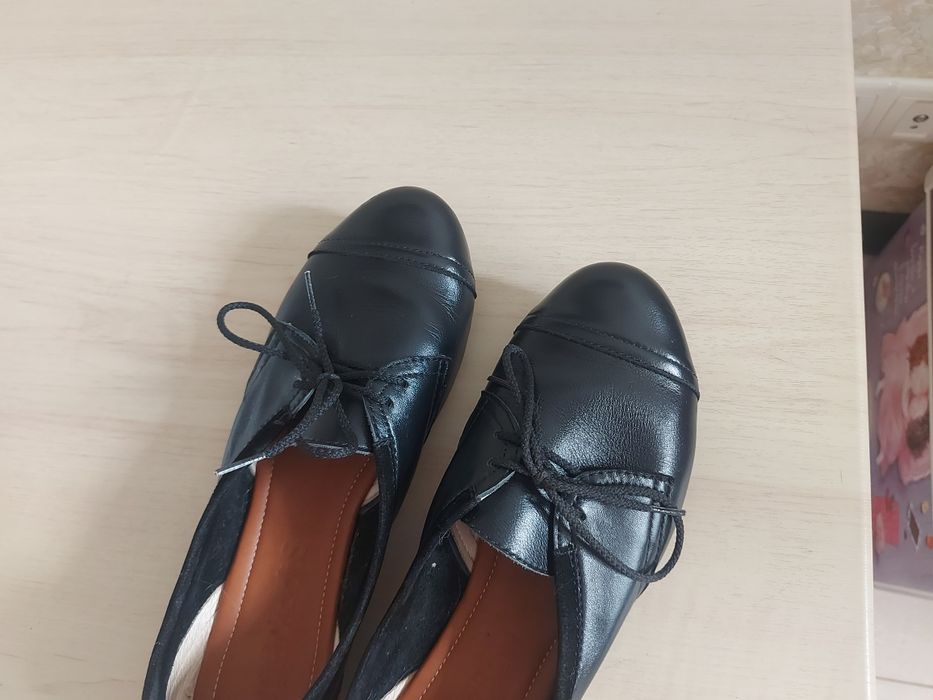 Кожаные туфли балетки Маркадис размер 36