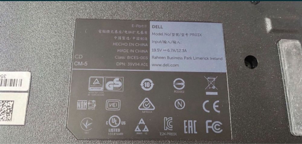 Stacja dokujaca dell PR03X