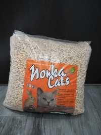 Pellet dla gryzonia/kota - Norka Cats, około 27kg