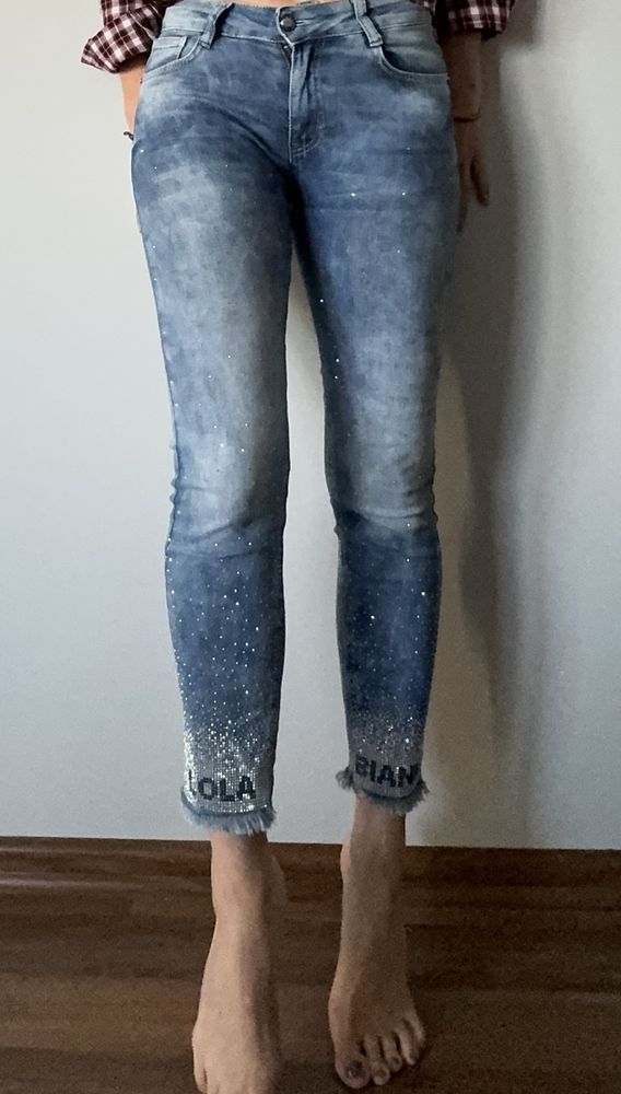 Lola bianka spodnie jeans