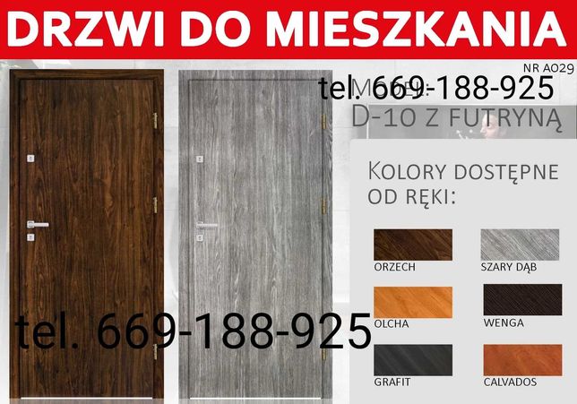 Drzwi ZEWNĘTRZNE -wewnętrzne WEJŚCIOWE drewniane i metalowe z MONTAŻEM