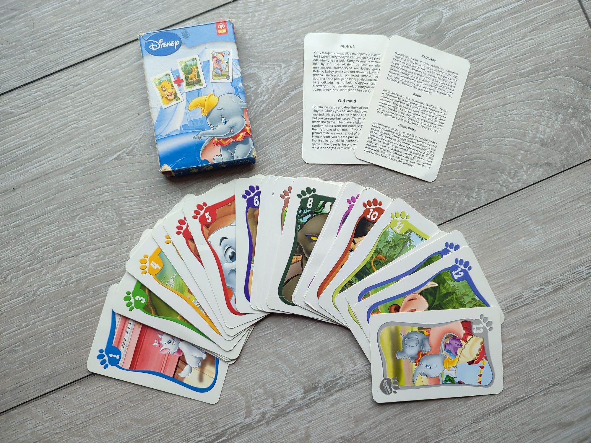 Disney trefl Piotruś gra karciana