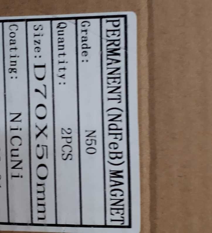 Magnes neodymowy MW 70x60 magnesy neodymowe do poszukiwań oryginalne