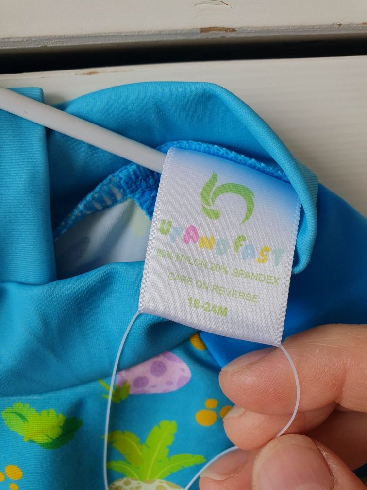 Nowy strój kąpielowy baby boys sunsuit UPF 50+ dinozaur