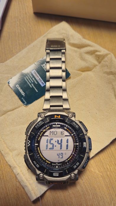 Zegrek Casio ProTrek Tough Solar Titanium PRG-340T-7ER