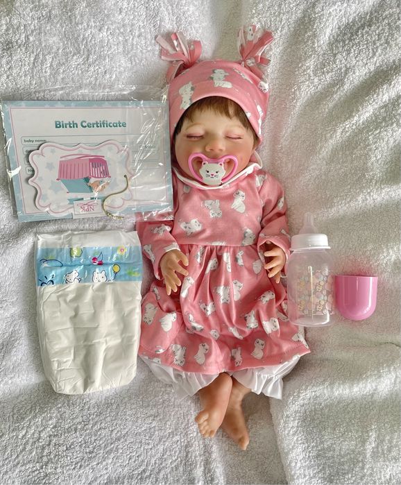 Лялька реборн дівчинка