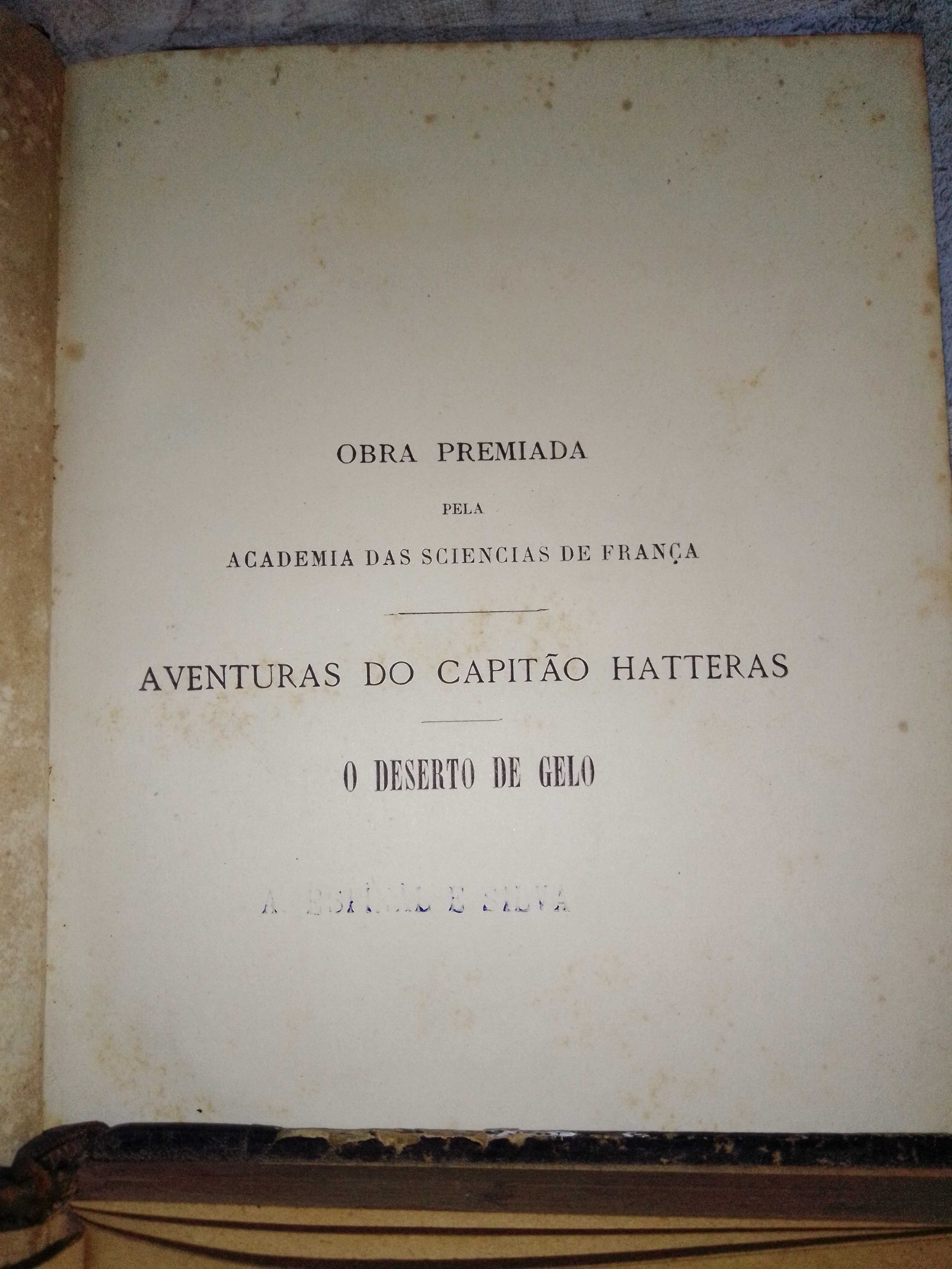 Antigos Livros de Júlio Verne 1800 e 1880