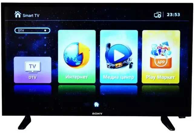 Телевізор Sony SmartTV 32",  LED, IPTV, T2, WIFI, USB, КОРЕЯ 3398