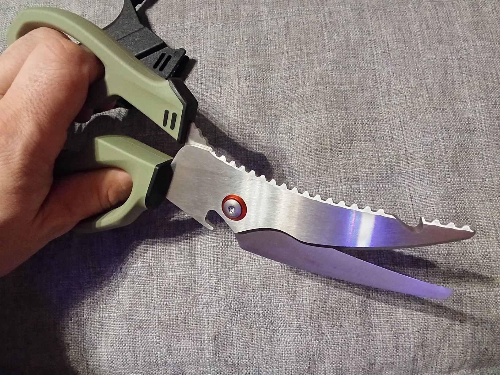Nożyce uniwersalne nożyczki wielofunkcyjne multitool nóż składany edc