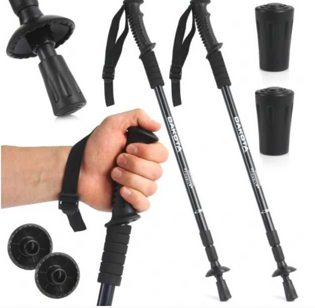 Kijki Trekkingowe, kije do chodzenia, Nordic Walking, regulowane 2szt.