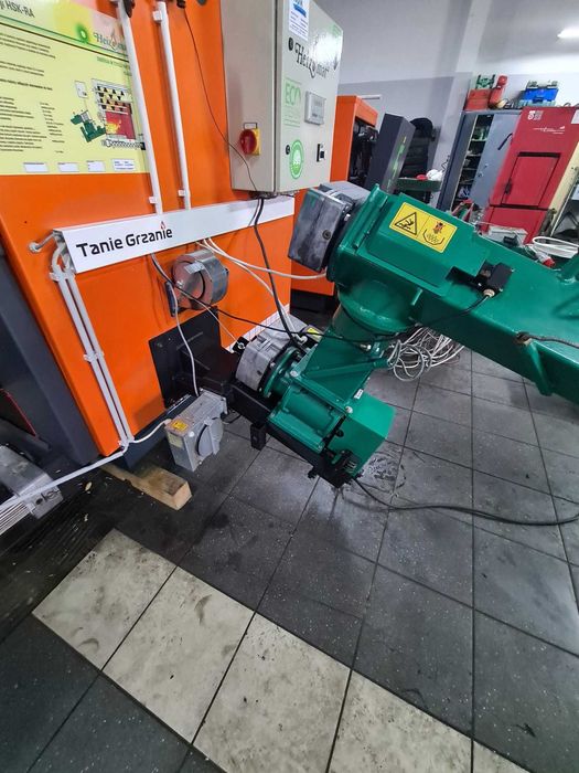 Piec na Trociny 15/75 kw Zrębki Owies Pestka Wióra 5 Klasa