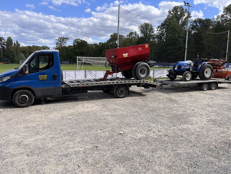 Holowanie transport samochodów łodzi jachtów maszyn rolniczych Polska