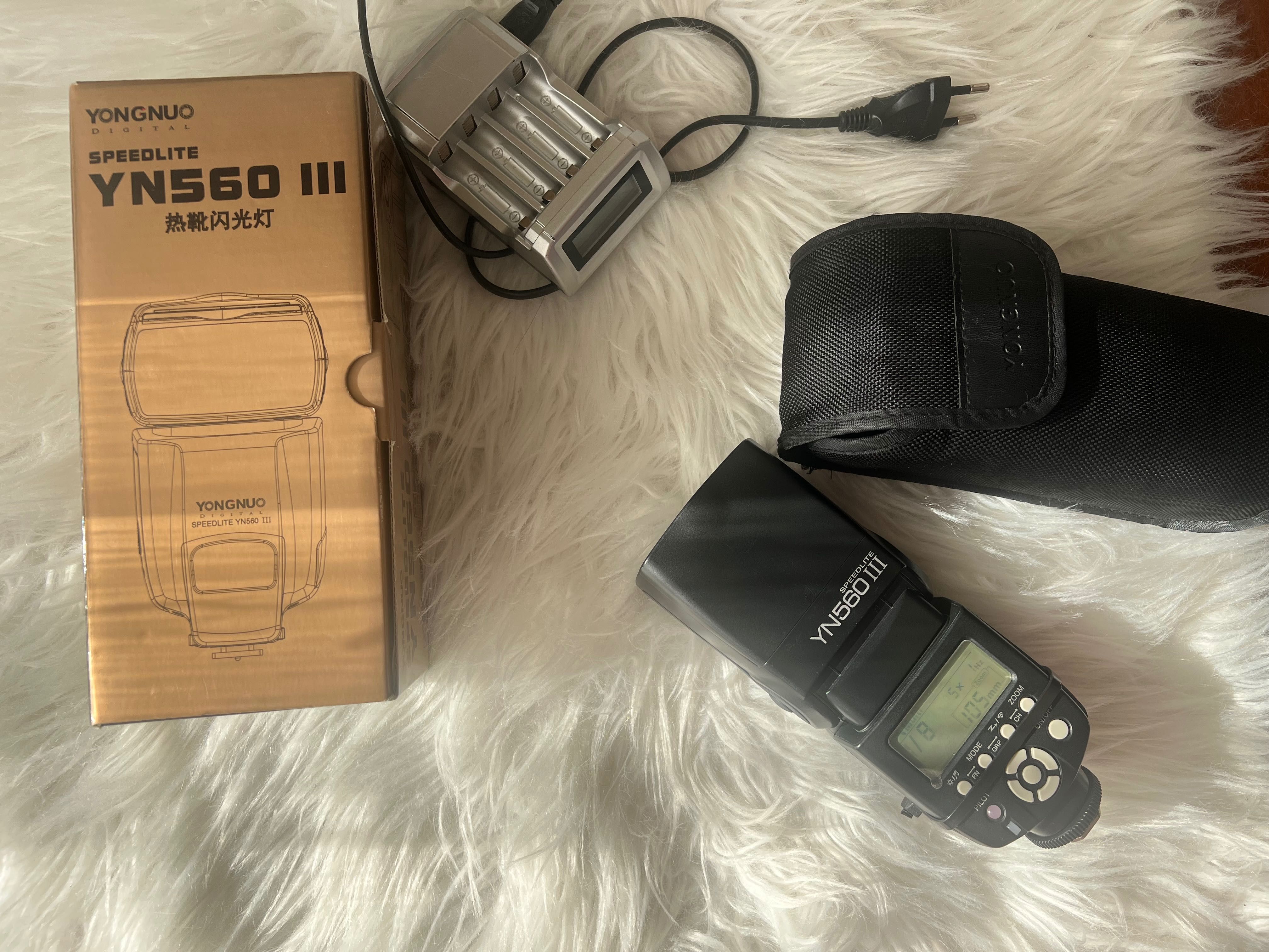 Спалах ,  Вспишка Yongnuo YN560 III + зарядка та батарейки