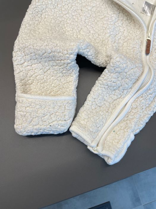 Kombinezon H&M rozmiar 62 kremowy misiu