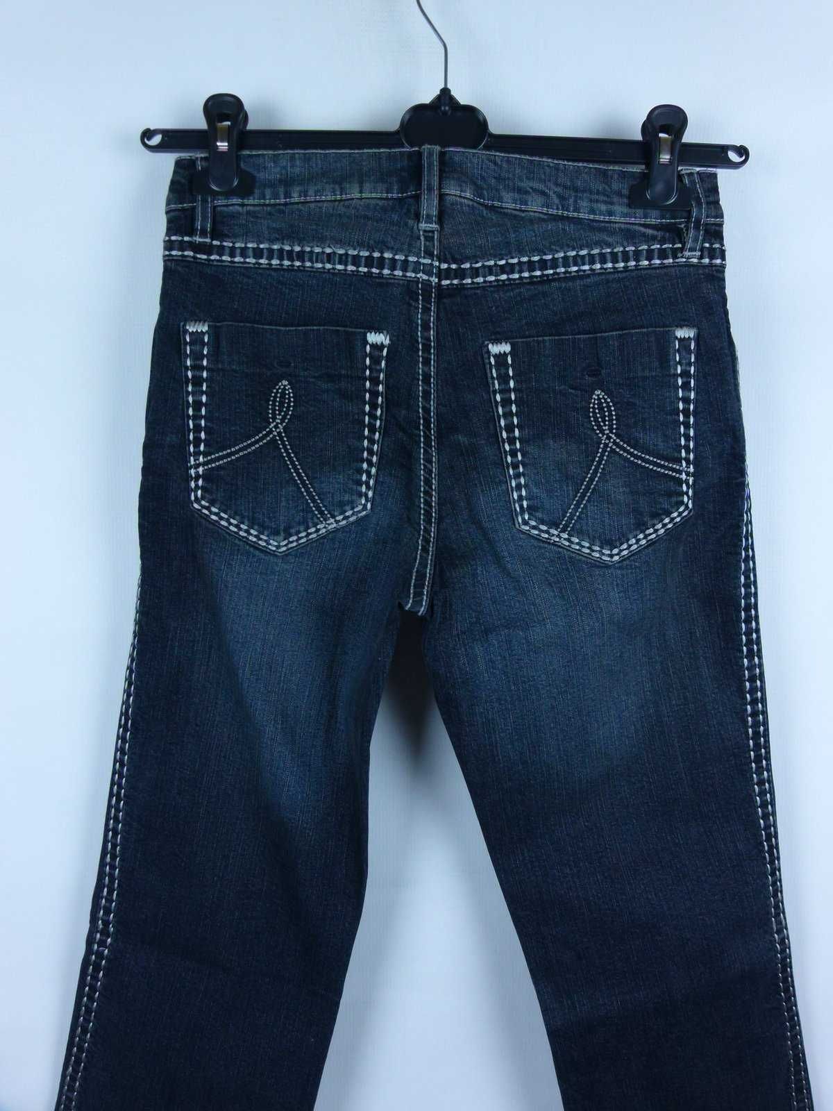 Rainbow proste spodnie jeans 10 / 36