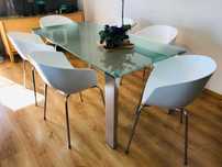 Mesa de Jantar em Vidro Design