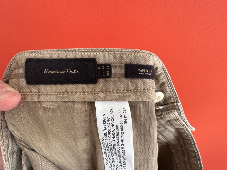 Massimo Dutti Tapered чоловічі брюки штани Чиноси карго розмір 38