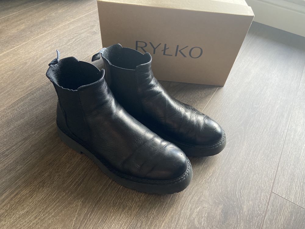 Buty męskie skórzane RYŁKO