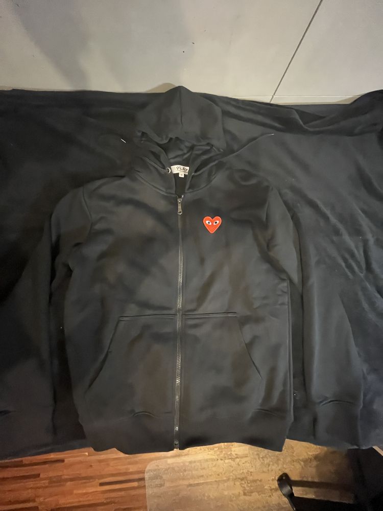 cdg zip hoodie nowa