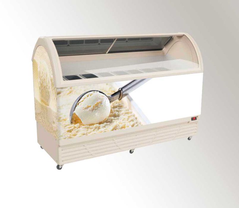 Witryna do lodów gałkowych na 12 smaków, witryna mroźnicza, NOWA