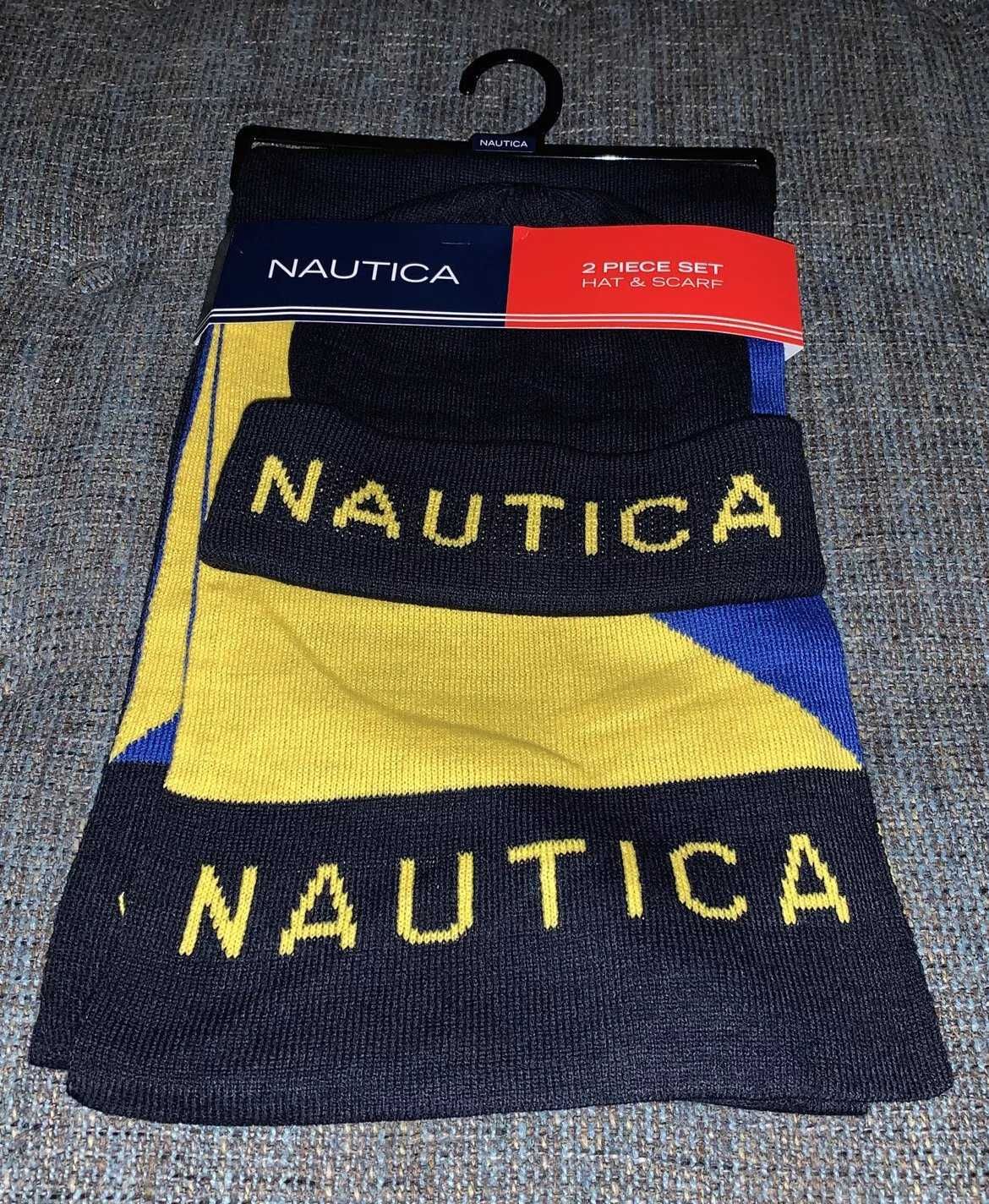 Набор унисекс шарф и шапка Nautica