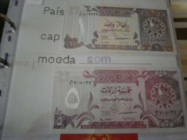 QATAR 4 Notas Não Circuladas conforme as fotos,de duas Séries