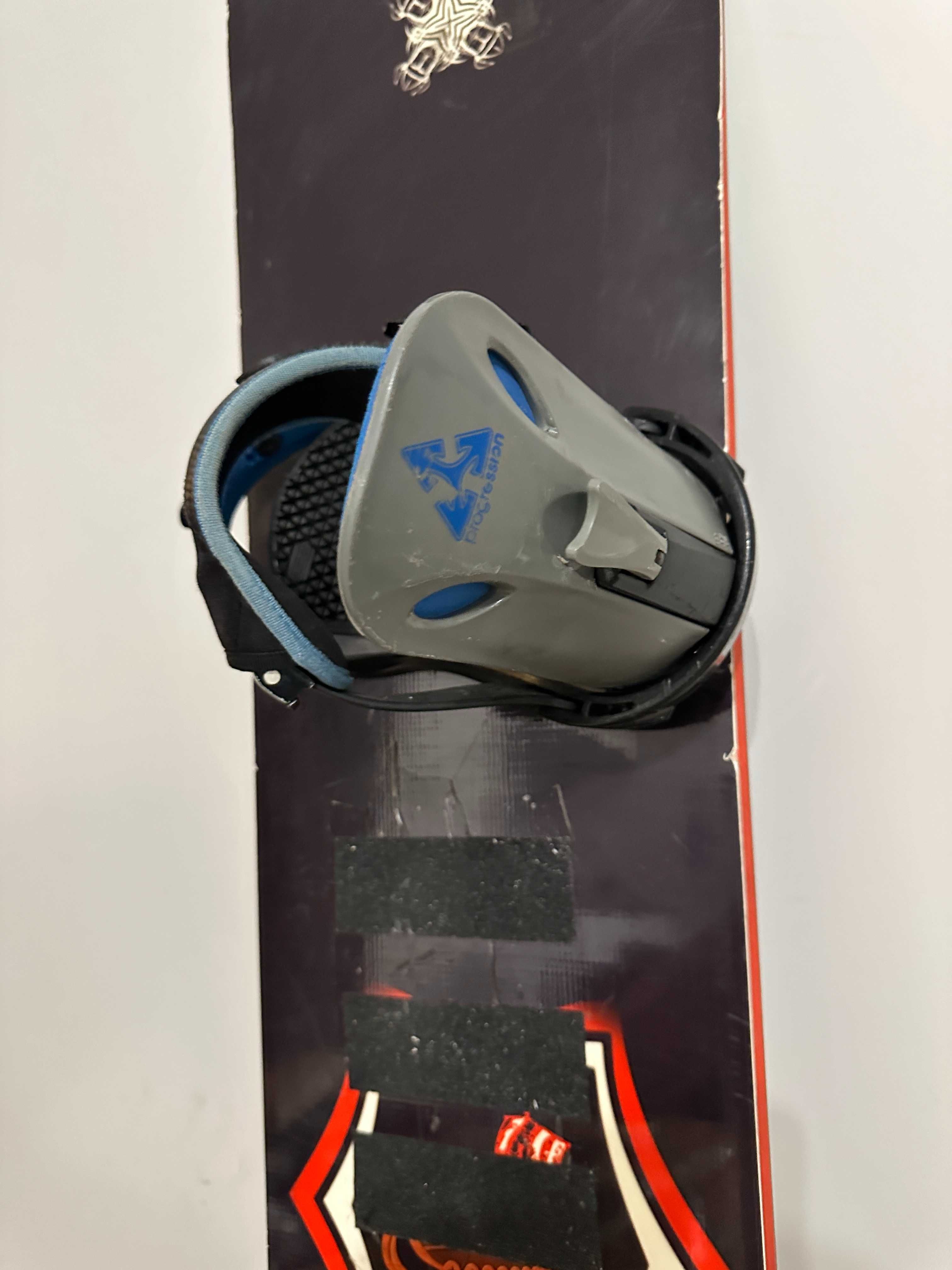Deska Snowboardowa Goltes +Wiązania Burton + buty Head Super  Stan