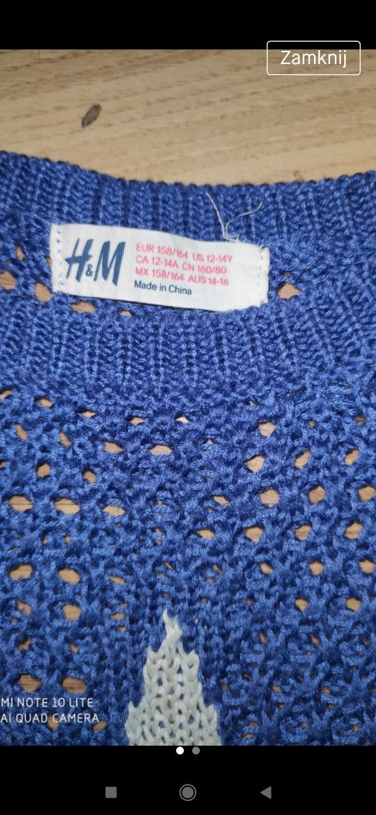 Sweter ażurowy H&M