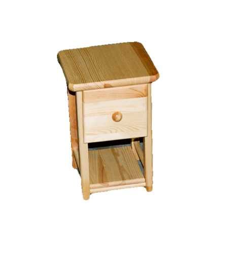 Stolik nocny sosnowy