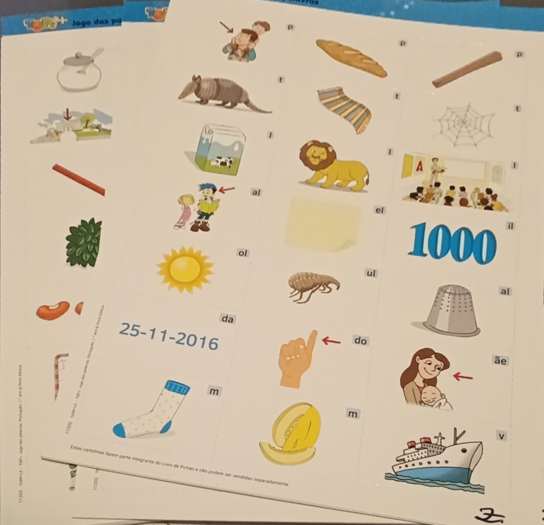 Manuais escolares 1° e 5°