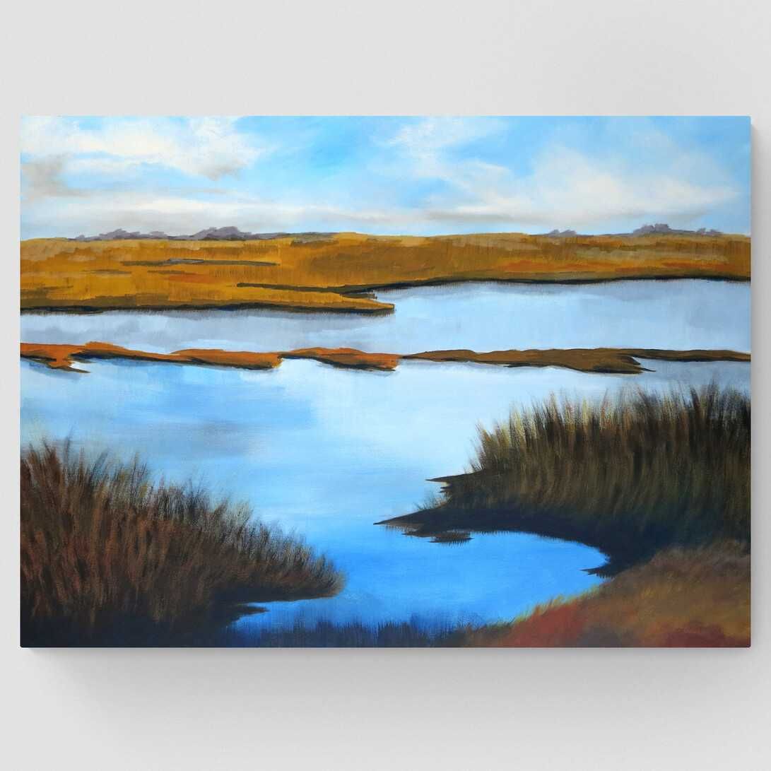 Ręcznie malowany obraz 40x55 pejzaż