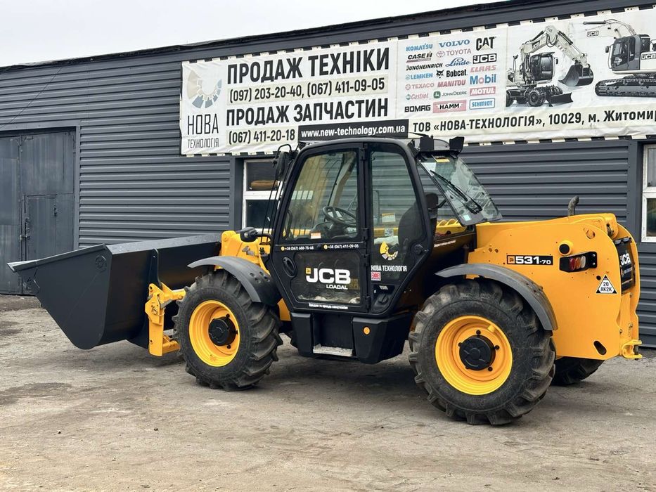 Телескопічний навантажувач jcb 531-70(маниту)