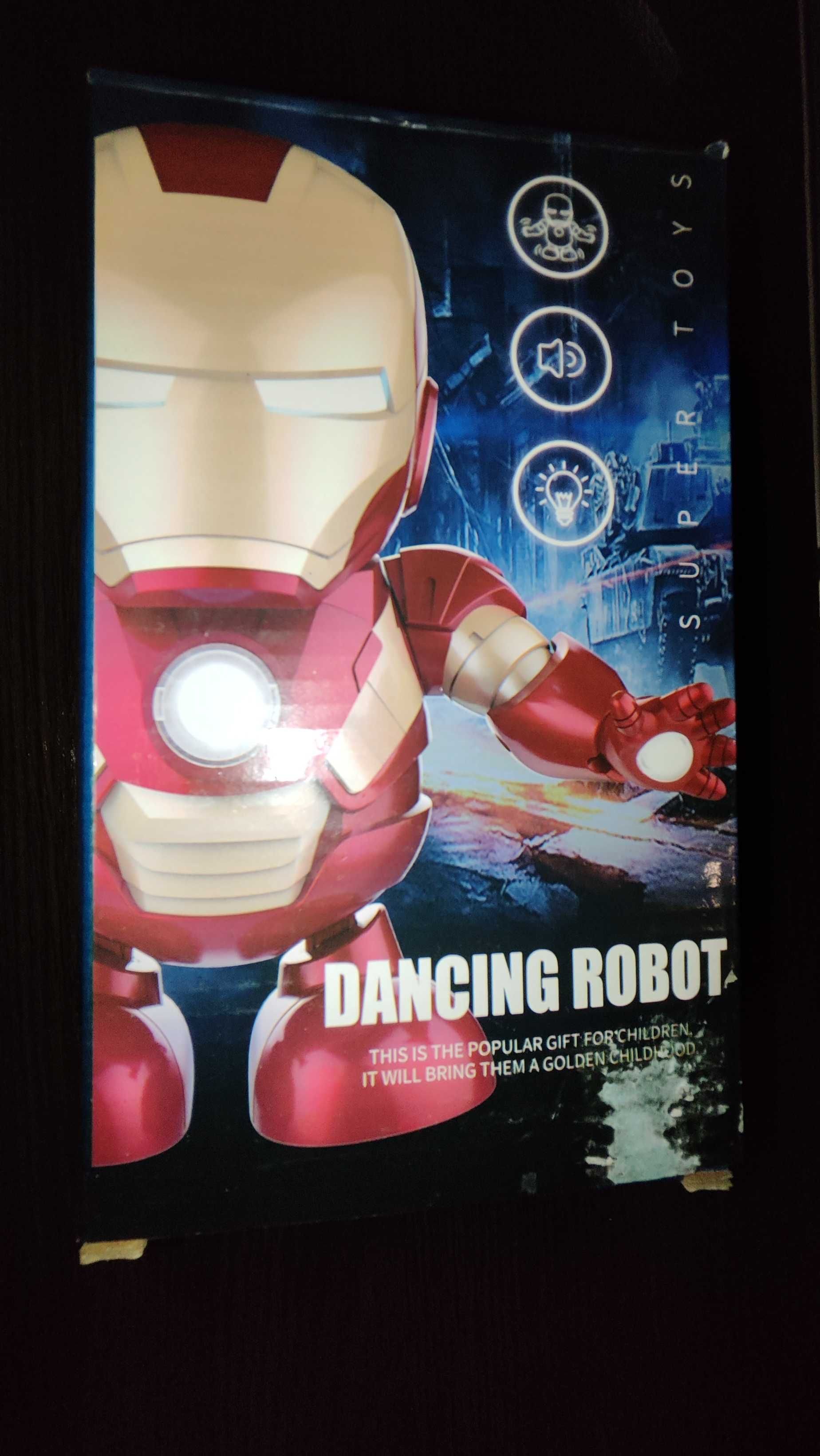 Игрушка танцевальный робот (железный человек)