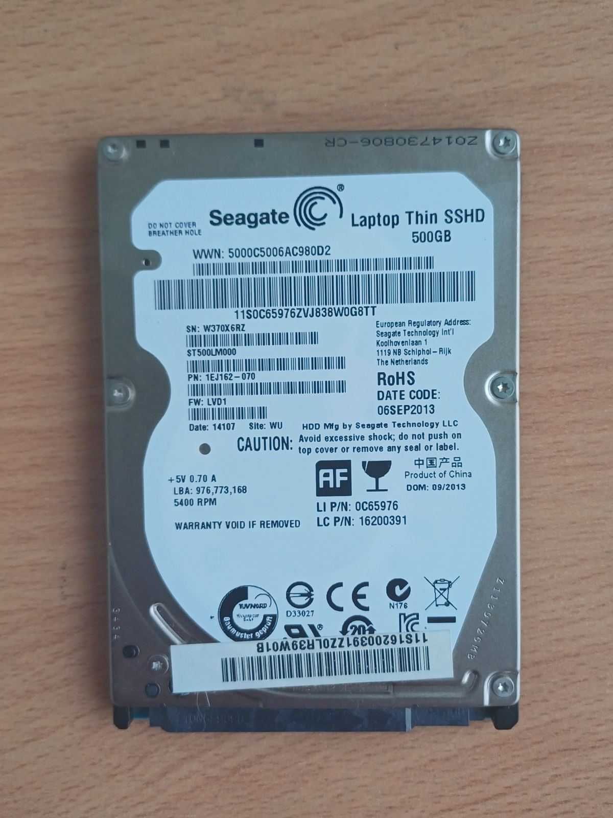 Жорсткий диск 500 ГБ Seagate ST500LM000