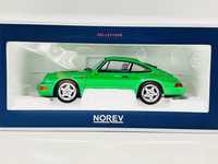 Porsche 911 964 Carrera 2 full open Norev 1/18 zielony limit