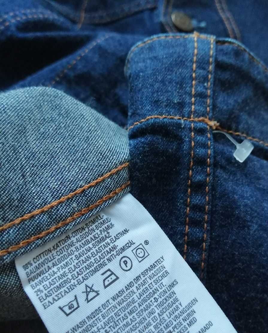 Levi's oryginał nowa granatowa kurtka katana jeansowa jeans S/M M