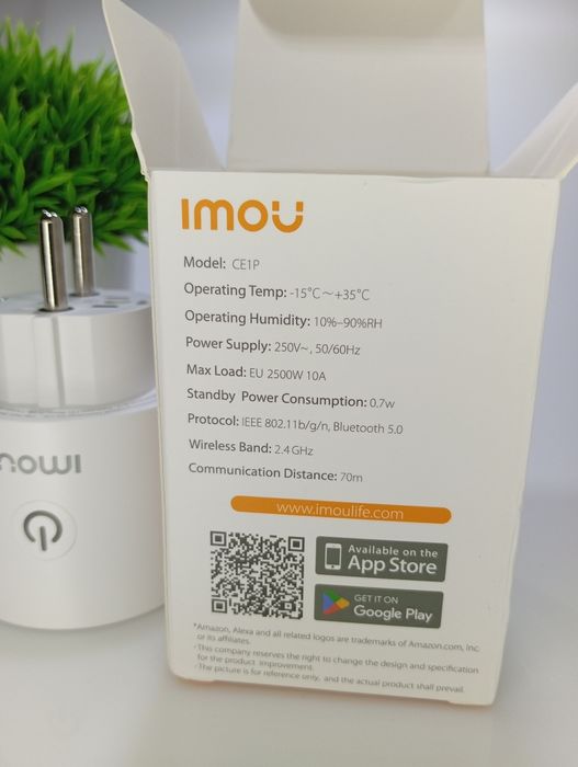 ‼️Вайфай розетка Imou Life 10A розумна WiFi  смарт розетка Умный дом‼️