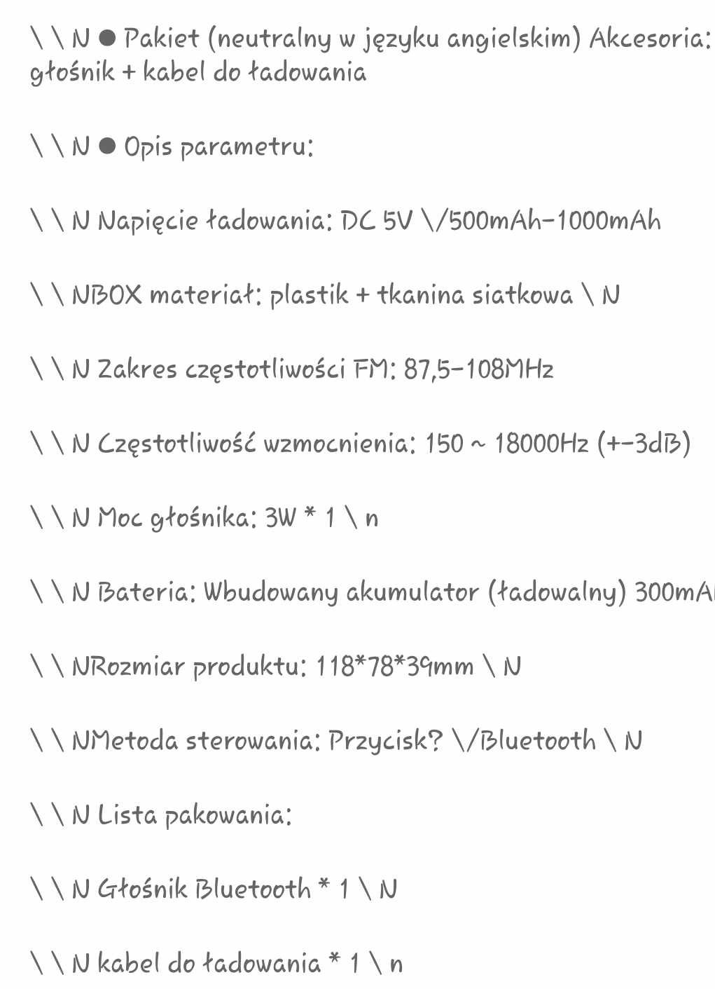 Głośnik bluetooth bezprzewodowy