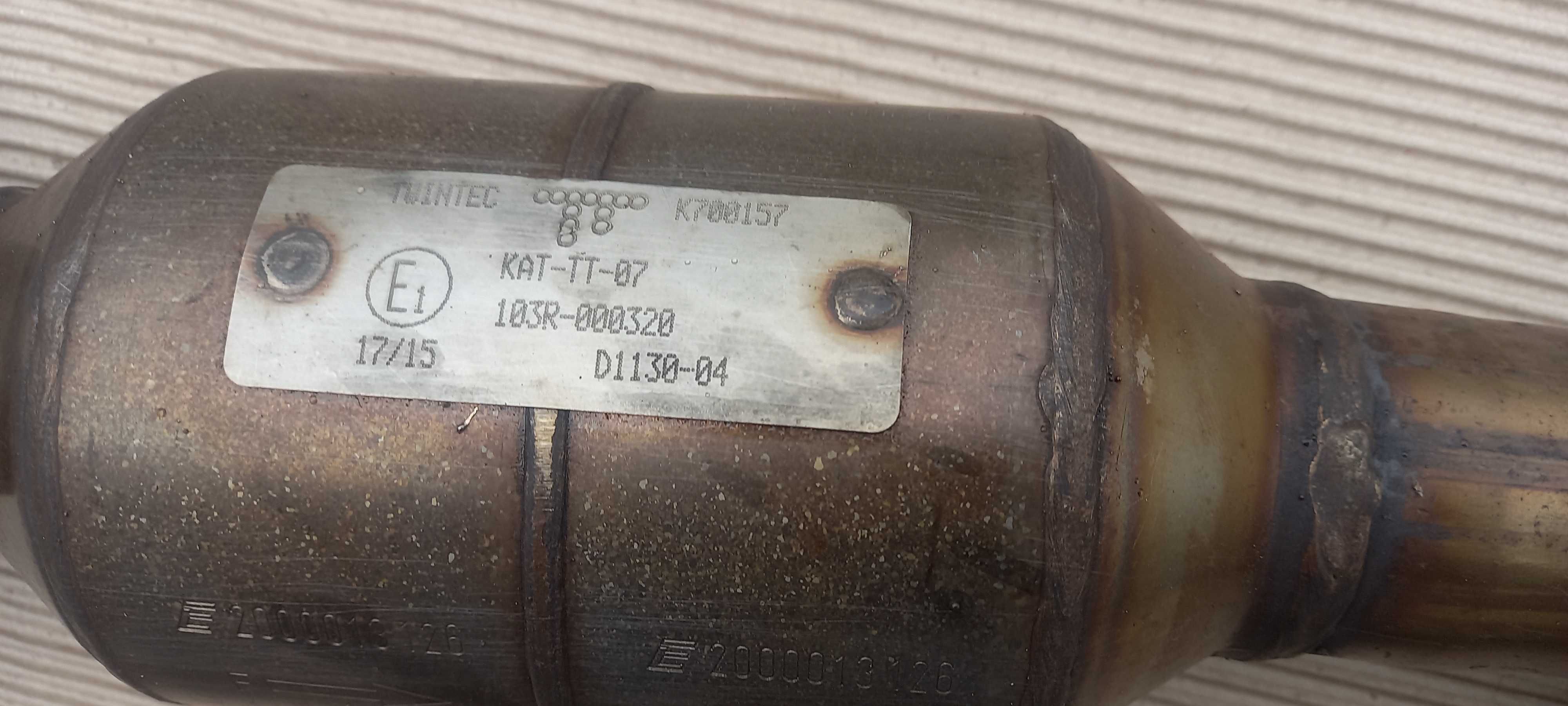Katalizator katalizatory wydech Audi A4 B6 1.9 tdi 130KM TWINTEC kpl