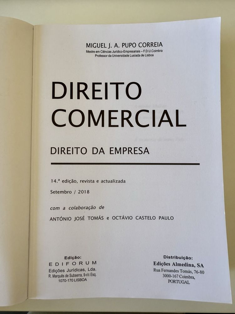 Direito Comercial Miguel Pupo Correia