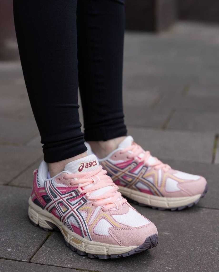 Кроссовки Асикс Gel-Kahana 8 Beige Pink/Жіночі Кросівки Асікс Кахана