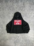 Project Grailz GR zip up чорна зіпка зипка черная худи кофта худі S L